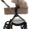 Коляска Agex Life 4 в 1 матовая рама с автокреслом i-Safe S Grey и базой ALB620 Taupe Beige (Бежевый)