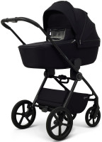 Детская коляска Rant Teo Soft 4 в 1 с автокреслом Aster Zero Beige и базой Black