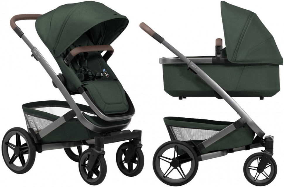Детская коляска 3 в 1 Joolz Geo5 и автокресло Baby-Safe Core Midnight Grey Forest Green Детская коляска 3 в 1 Joolz Geo5 и автокресло Baby-Safe Core Midnight Grey Forest Green