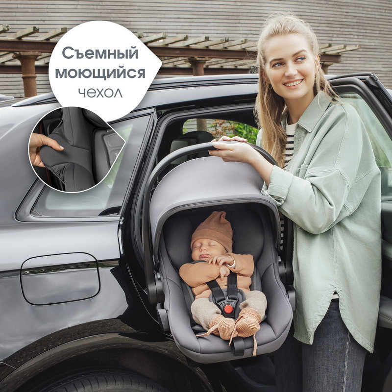 Детская коляска 3 в 1 Joolz Geo5 и автокресло Baby-Safe Core Midnight Grey Forest Green Детская коляска 3 в 1 Joolz Geo5 и автокресло Baby-Safe Core Midnight Grey Forest Green