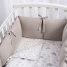 Бортик в кроватку Perina Soft Cotton песочный