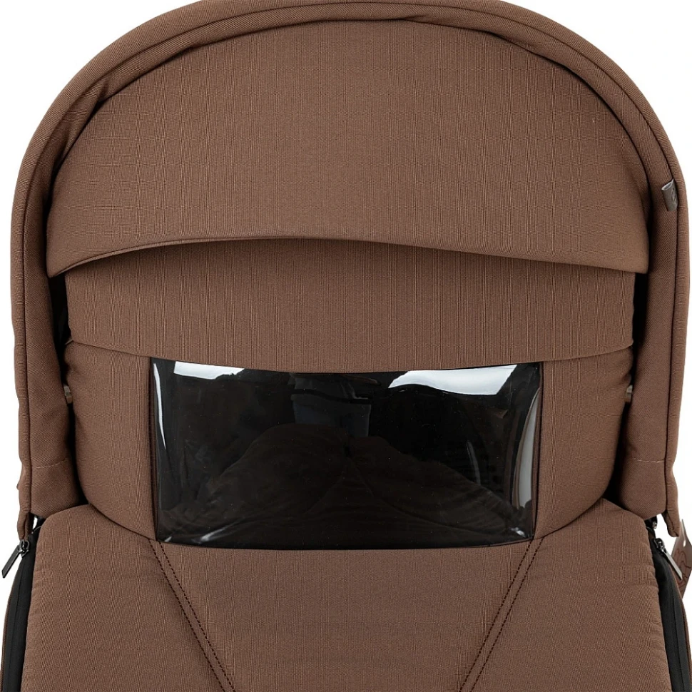 Детская коляска люлька Roan Bass Next Classic d14 2.0 1 в 1 BSNC/101/1 Mocha Mousse/Black/руч.Cappuccino
