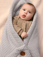 Конверт детский Loomknits Universal Демисезон W013N светло-серый