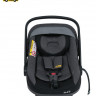 Детская коляска Peppy Monaco Plus 4 в 1 с автокреслом Jovikids Aria Black и базой Mint (мятный), рама черная