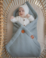 Конверт детский Loomknits Universal Демисезон W013N серо-зеленый