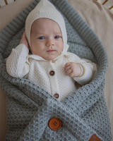 Конверт детский Loomknits Universal Демисезон W013N серо-зеленый