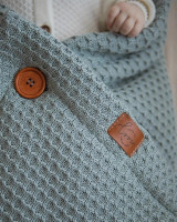 Конверт детский Loomknits Universal Демисезон W013N серо-зеленый