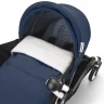 Коляска для новорожденных Stokke YOYO3 Newborn Pack 0+ рама чёрная Black Air France Blue