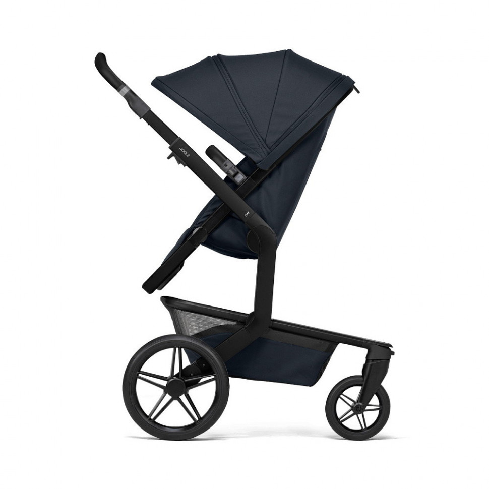 Детская коляска 4 в 1 Joolz Day 5 и автокресло Baby-Safe Core Midnight Grey и база Baby-Safe Core без адаптеров Dark Navy Blue