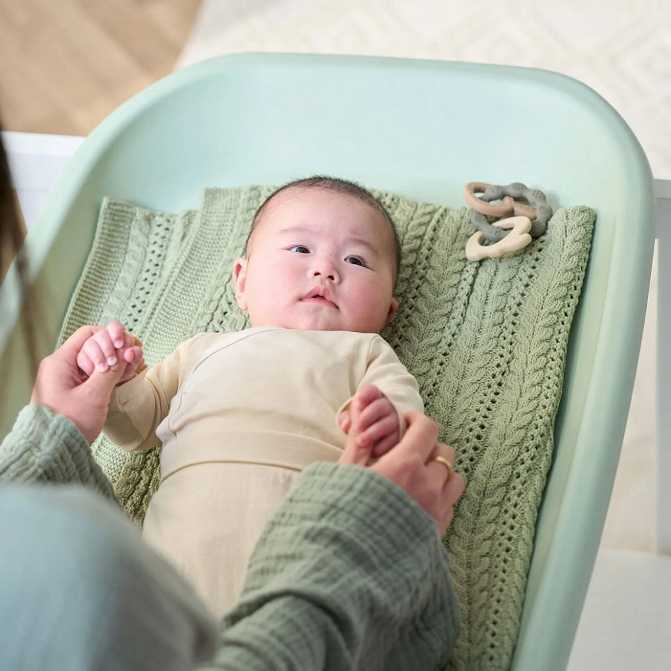 Подложка Tutti Bambini Cushi пеленальная на жестком основании Leaf Green