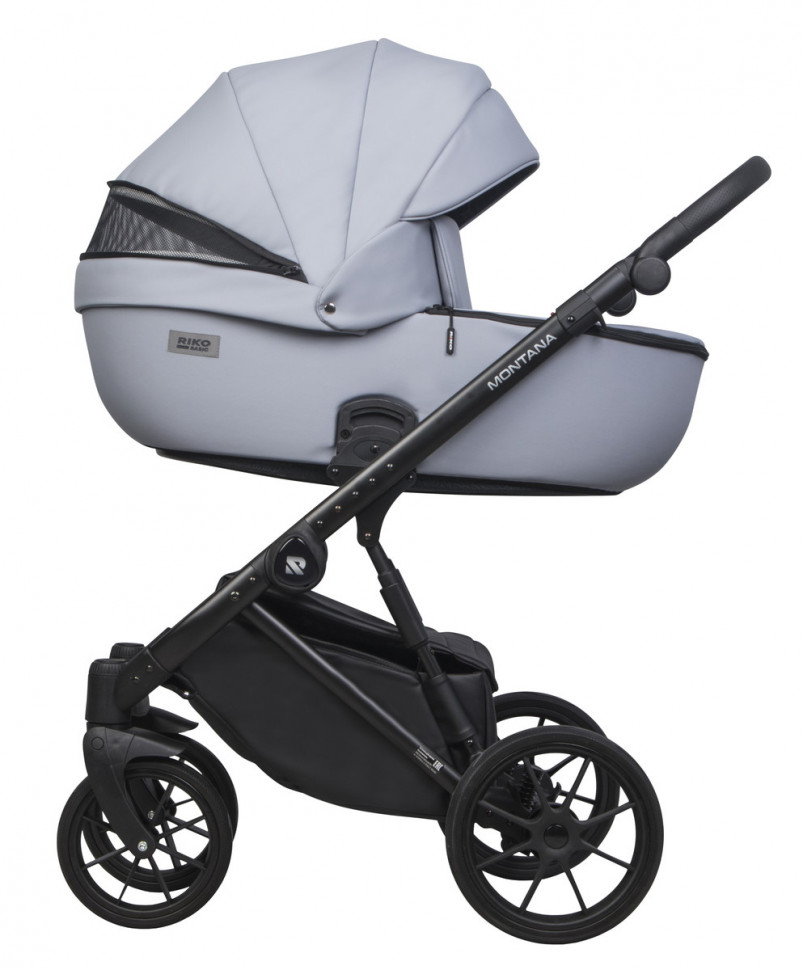 Детская коляска Riko Basic Montana Ecco 3 в 1 23 Grey