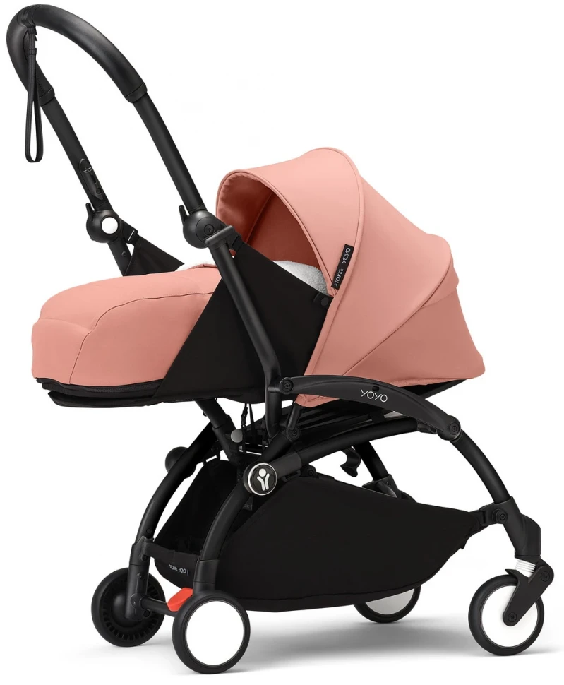 Коляска для новорожденных Stokke YOYO3 Newborn Pack 0+ рама чёрная Black Ginger