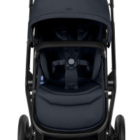 Детская коляска 4 в 1 Joolz Day 5 и автокресло Britax Roemer Baby-Safe Pro Style Carbon Black без адаптеров и база Vario Base 5Z Dark Navy Blue