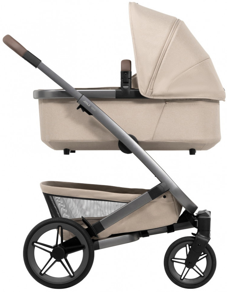 Детская коляска 4 в 1 Joolz Geo5 и автокресло Baby-Safe Core Frost Grey и база Vario Base 5Z без адаптеров Sandy Taupe