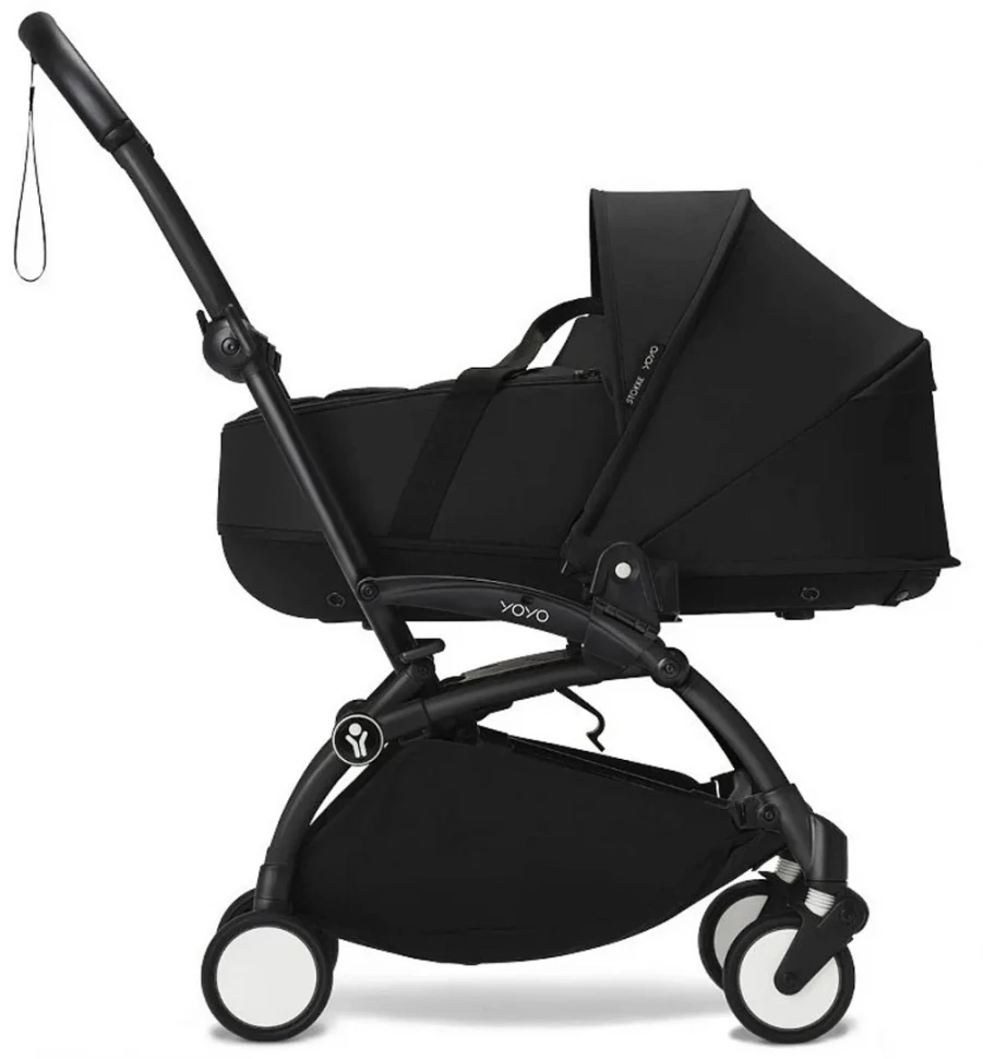 Коляска для новорожденных Stokke YOYO3 Newborn Shell 0+ рама чёрная Black Black Коляска для новорожденных Stokke YOYO3 Newborn Shell 0+ рама чёрная Black Black