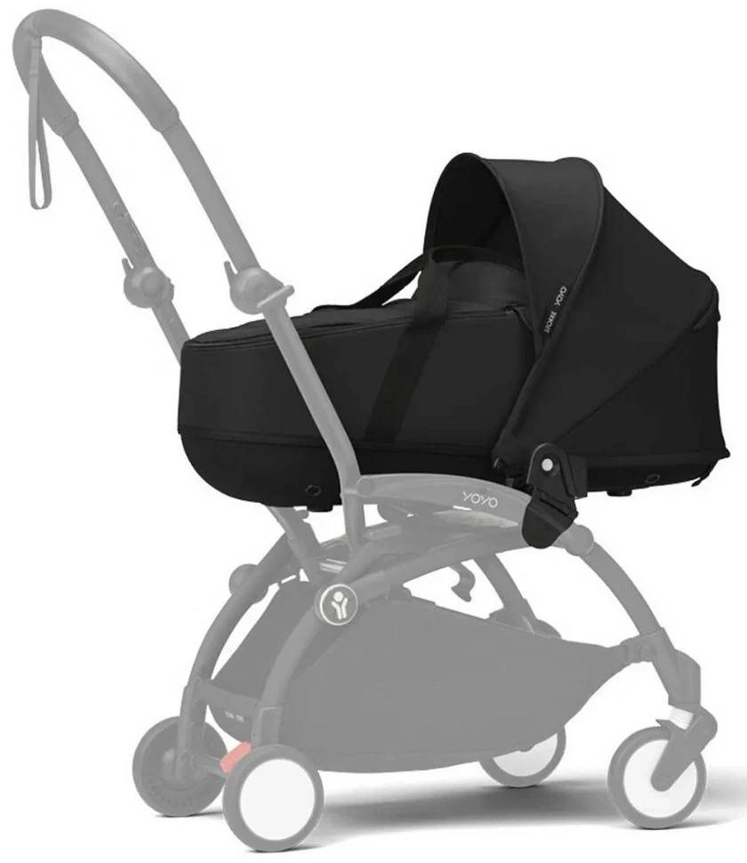 Коляска для новорожденных Stokke YOYO3 Newborn Shell 0+ рама чёрная Black Black Коляска для новорожденных Stokke YOYO3 Newborn Shell 0+ рама чёрная Black Black