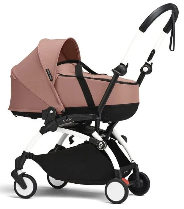 Коляска для новорожденных Stokke YOYO3 Newborn Shell 0+ рама белая White Ginger Коляска для новорожденных Stokke YOYO3 Newborn Shell 0+ рама белая White Ginger