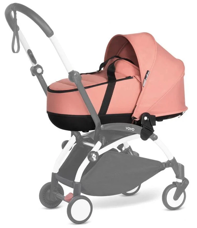 Коляска для новорожденных Stokke YOYO3 Newborn Shell 0+ рама белая White Ginger Коляска для новорожденных Stokke YOYO3 Newborn Shell 0+ рама белая White Ginger