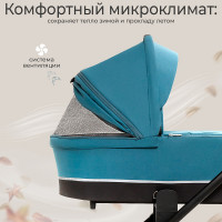 Детская коляска Sweet Baby Cupola New 2 в 1 Ocean Green