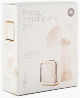 Молокоотсос Happy Baby с электрическим приводом и функцией аспиратора 22009 new cream