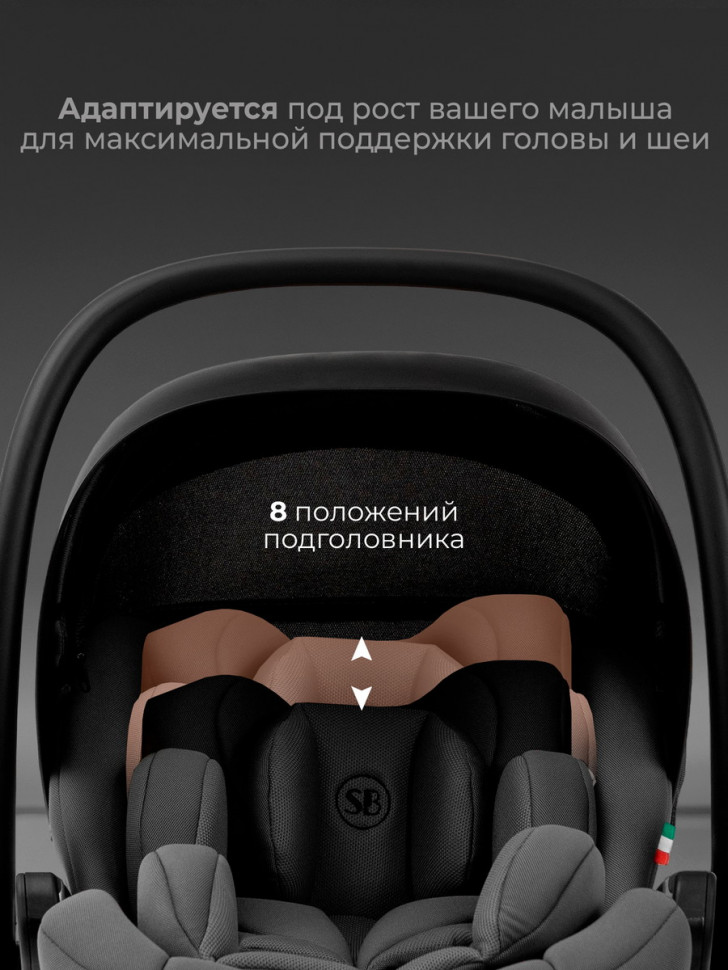 Коляска 3 в 1 Sweet Baby Rocco Air + автокресло Premier Grey Green (Air)