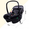 Детская коляска Peppy Monaco Plus 4 в 1 с автокреслом Jovikids Aria Black и базой Beige (бежевый), рама беж, шлифованный алюминий