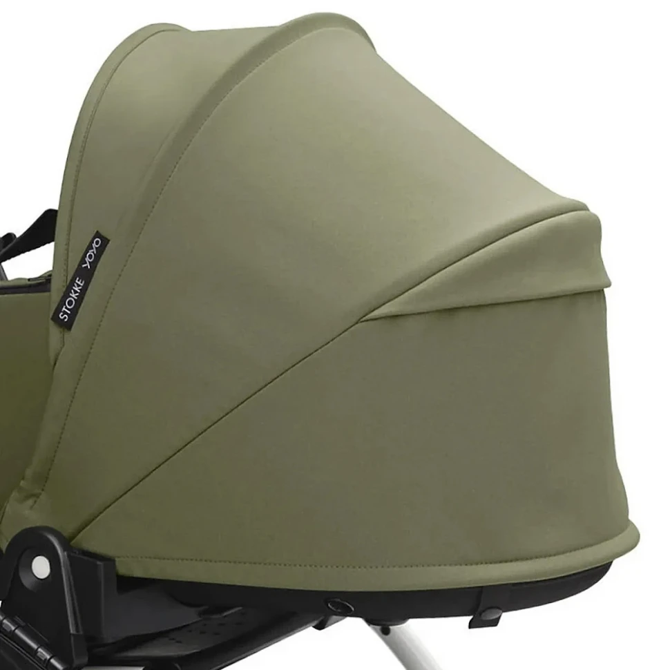 Коляска для новорожденных Stokke YOYO3 Newborn Shell 0+ рама чёрная Black Olive Коляска для новорожденных Stokke YOYO3 Newborn Shell 0+ рама чёрная Black Olive