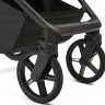 Детская коляска Peppy Monaco Plus 4 в 1 с автокреслом Jovikids Aria Black и базой Black (черный), рама черная