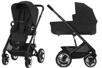 Коляска Cybex Talos S Lux BLK complete 2 в 1 Moon Black с дождевиками