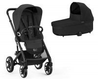 Коляска Cybex Talos S Lux BLK complete 2 в 1 Moon Black с дождевиками