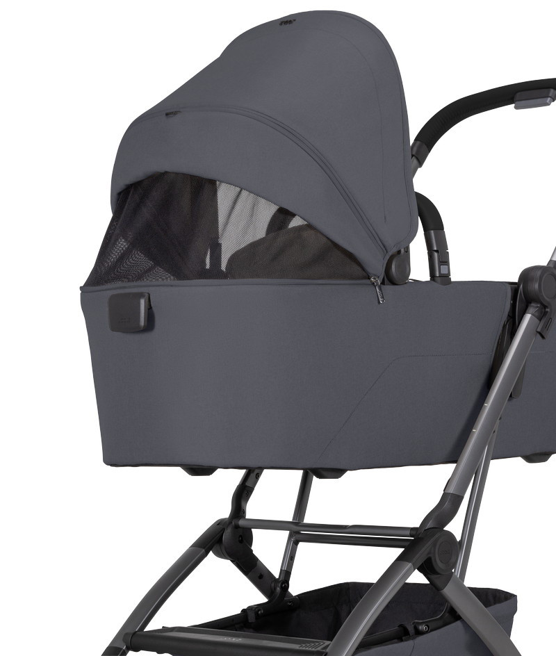 Коляска 2 в 1 Joolz Aer 2 с бампером Stone Grey/Black Carbon