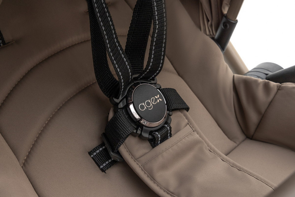 Коляска Agex Life 3 в 1 матовая рама с автокреслом i-Safe Black ALB620 Taupe Beige (Бежевый) Коляска Agex Life 3 в 1 матовая рама с автокреслом i-Safe Black ALB620 Taupe Beige (Бежевый)