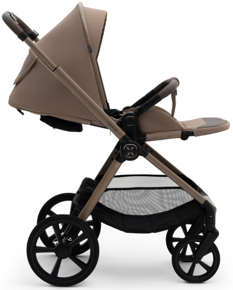 Коляска Agex Life 3 в 1 матовая рама с автокреслом i-Safe Black ALB620 Taupe Beige (Бежевый) Коляска Agex Life 3 в 1 матовая рама с автокреслом i-Safe Black ALB620 Taupe Beige (Бежевый)