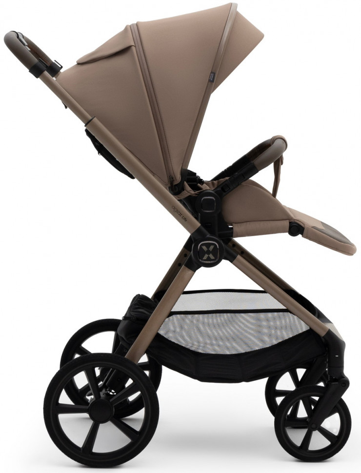 Коляска Agex Life 3 в 1 матовая рама с автокреслом i-Safe Black ALB620 Taupe Beige (Бежевый) Коляска Agex Life 3 в 1 матовая рама с автокреслом i-Safe Black ALB620 Taupe Beige (Бежевый)