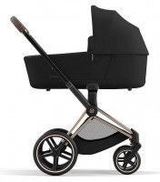 Коляска Cybex Priam IV Rosegold complete Cloud G Moon Black Plus Base G3 4 в 1 Sepia Black