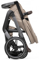 Детская коляска 4 в 1 Joolz Day 5 и автокресло Baby-Safe Core Midnight Grey и база Baby-Safe Core без адаптеров + конверт в подарок Sandy taupe