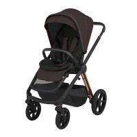 Детская коляска 3 в 1 Espiro Miloo 2025 и автокресло Pi Begie 208 exellent chocolate / Бежевый (Beige 109)