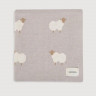 Плед детский Loomknits Animal Sheeps W164 серый